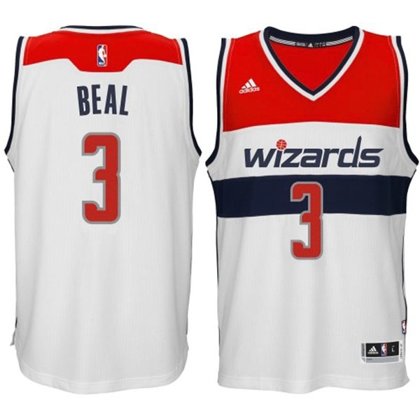 Men's  Wizards #3 Bradley Beal 2014-15 New Swingman Home White Jersey